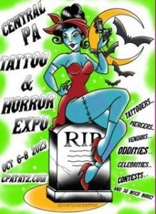 Poster for Central PA Tattoo and Horror Expo
