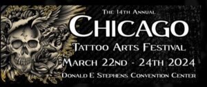 Poster for the Chicago Tattoo Arts Festival
