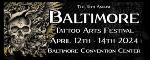 Poster for the Baltimore Tattoo Arts Festival